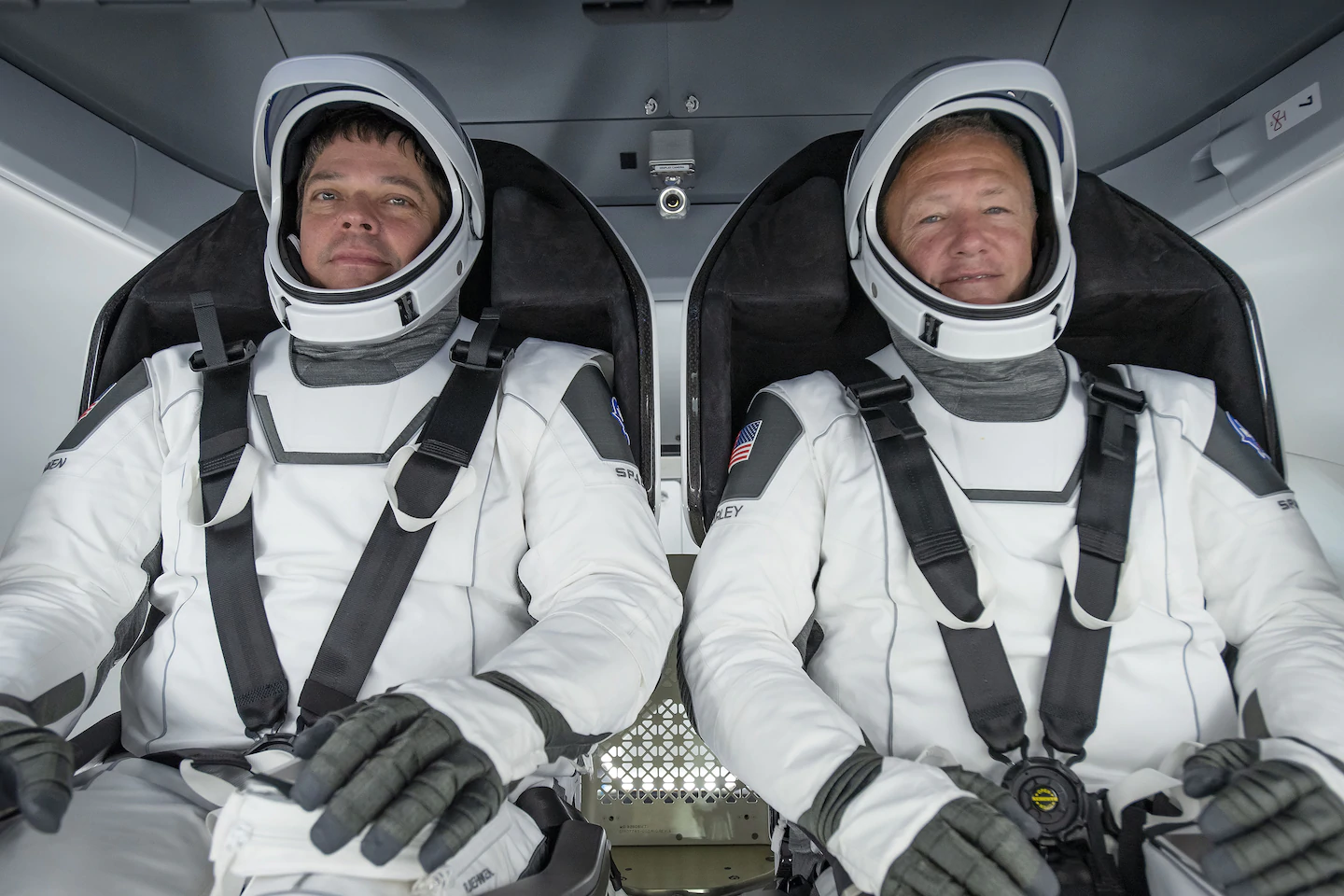 NASA astronauts aboard SpaceX’s Crew Dragon capsule return to Earth