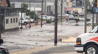 Water main break closes portion of Thomaston Avenue