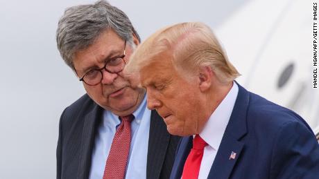 White House asked DOJ to defend Trump in defamation case, Barr says
