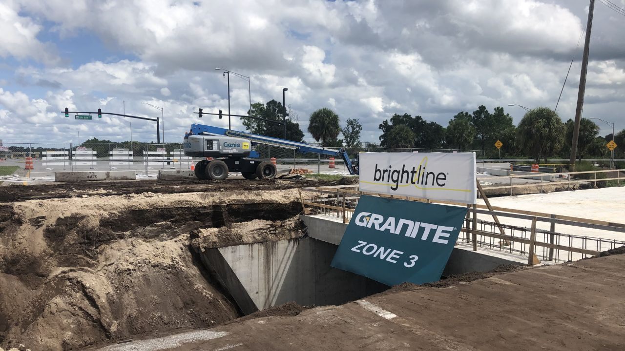 Brightline using new technology to build train tunnels in Central Florida