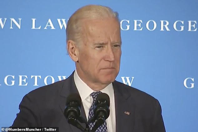 Joe Biden slammed Republicans in 2016 for holding up a Supreme Court appointment stating that it is the 'constitutional duty' of a president to nominate if a vacancy becomes available