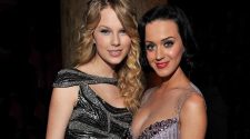 Taylor Swift and Katy Perry attend the 2009 Grammy Salute To Industry Icons honoring Clive Davis at the Beverly Hilton Hotel on Feb. 7, 2009 in Beverly Hills, Calif.