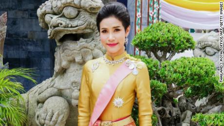 This undated handout from Thailand&#39;s Royal Office received on August 26, 2019 shows royal noble consort  Sineenat Wongvajirapakdi.