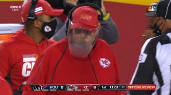 Chiefs Deploy 'New Technology' for Andy Reid's Foggy Face Shield