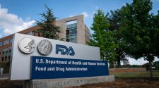 A sign for the Food And Drug Administration is seen outside of the agency's headquarters in White Oak, Maryland, on July 20.
