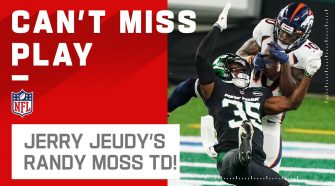Jerry Jeudy Pulls His Best Randy Moss on the Jets for his 1st NFL TD