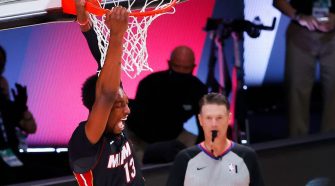 Miami Heat's Bam Adebayo (shoulder) out for Game 2 of NBA Finals against Los Angeles Lakers