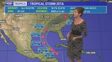 Nice Monday, watching for impacts from Tropical Storm Zeta midweek