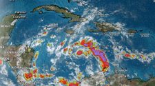 Tropical Storm Eta forms in the Caribbean and ties for most named storms in a season