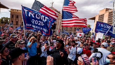 &#39;Trump can still win&#39;: The President&#39;s supporters remain defiant after Biden&#39;s victory