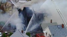 Thanksgiving Day fire rips through multiple homes in New Bedford
