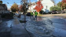 Water main break floods streets in the Witherspoon-Jackson neighborhood ·