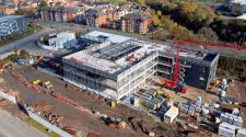 Work is continuing on Dudley College's Institute of Technology off Castle Hill