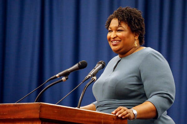 Stacey Abrams’s work in Georgia has inspired a handful of romance novelists to raise money for the Senate runoff in January.