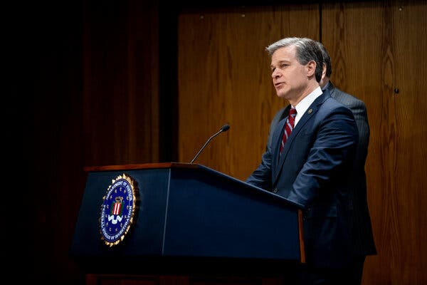 President Trump appointed Christopher Wray, a Republican who served in President George W. Bush’s administration, to succeed James Comey as F.B.I. director.