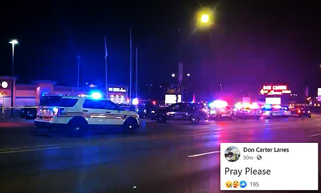 The shooting happened just before 7pm at Don Carter Lanes in the city of Rockford about 90 minutes northwest of Chicago.