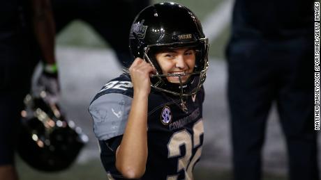 Vanderbilt kicker Sarah Fuller becomes the first woman to score in a Power Five college football game