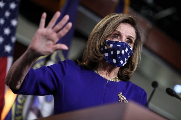 Speaker Nancy Pelosi and Senator Chuck Schumer said Wednesday that a $908 billion framework being circulated should be used as a foundation for negotiations.