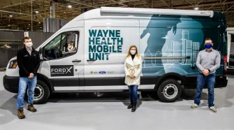 Soderbergh donation, state support drives expansion of Wayne Health/WSU/Ford mobile COVID testing program; mobile vaccine distribution in the works - Today@Wayne