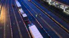 Truckers finally leave UK after days of virus gridlock