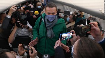 Alexey Navalny leaves Germany on Russia-bound jet five months after being poisoned