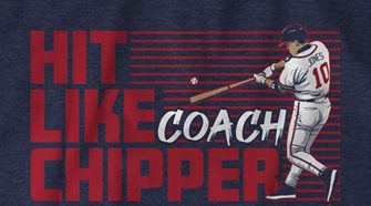 Introducing the ‘Hit Like Coach Chipper’ shirt from Breaking T