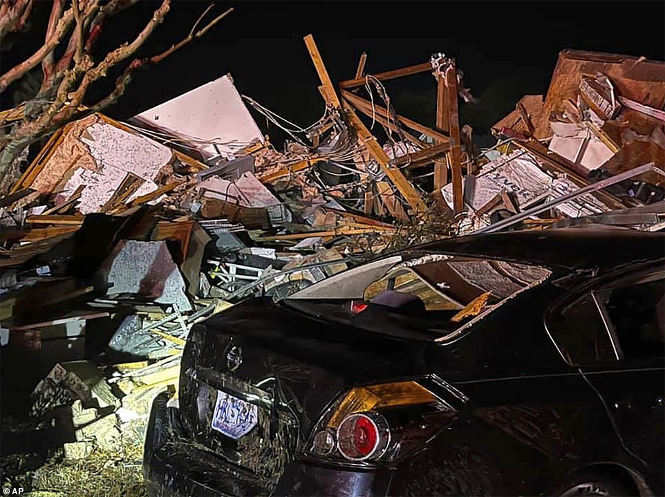 Officials in Brunswick County said early Tuesday that three people were killed as the tornado tore through a golf course community and another rural area just before midnight