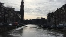 Man fined after breaking ice on Amsterdam canal