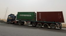 Evergreen truck, like the Evergreen ship, blocked a Chinese highway