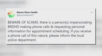 Someone impersonating health dept. to schedule appointments