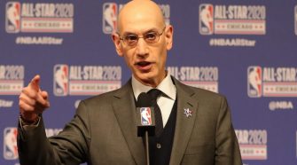 Adam Silver talked about embracing new technology and the NBA's broadcast relationship with China