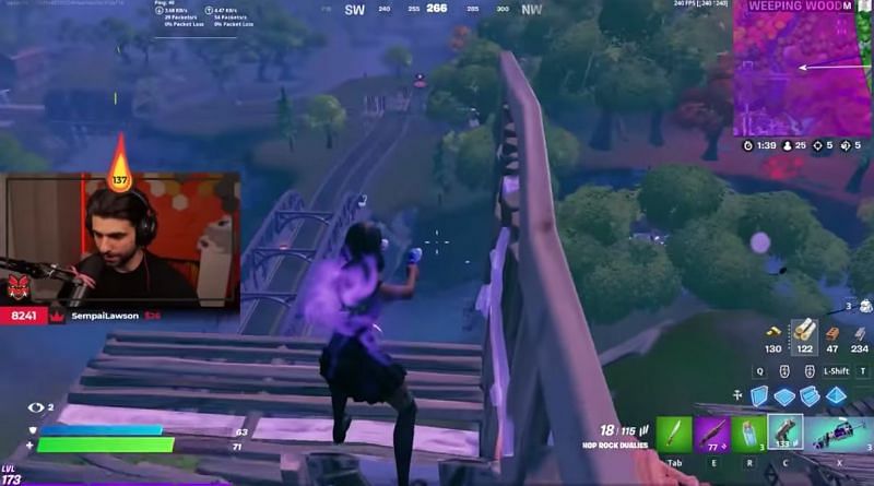 SypherPK Escapes the Storm with the Door Glitch {Image via SypherPK}
