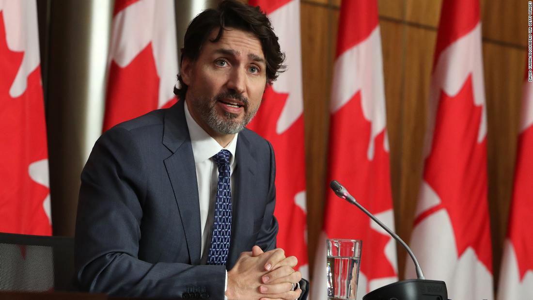 Trudeau warns Canada faces a serious third wave of Covid-19 cases as officials toughen lockdown measures