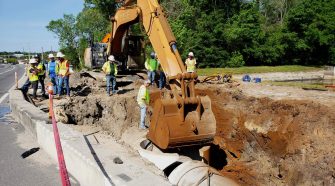 Evacuations & road closure lifted after Clay County gas line break