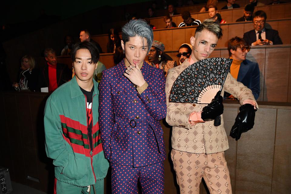Gucci - Front Row - Milan Menswear Fashion Week Fall/Winter 2020/21
