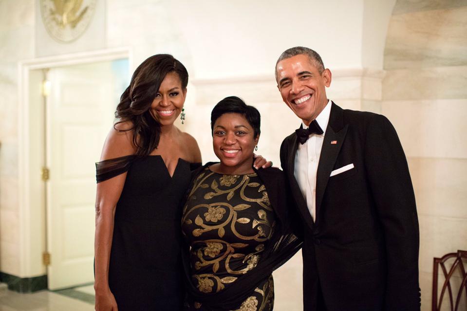 Michelle Obama, Deesha Dyer, Barack Obama