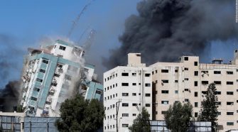 Israeli-Palestinian clashes: Israeli strikes hit home in Gaza refugee camp, media offices as conflict intensifies