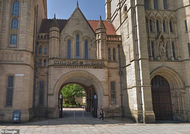 Universities under scrutiny include Manchester (above) and Imperial College, which earn 26 per cent of their income from students from China; Liverpool and Sheffield (28 per cent); and Oxford and Cambridge (10 per cent)