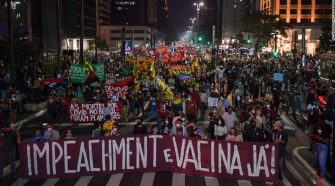 Brazilians take to the streets demanding Bolsonaro's impeachment and better vaccine access