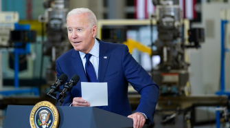 Biden mocks Republicans for promoting recovery plan they voted against