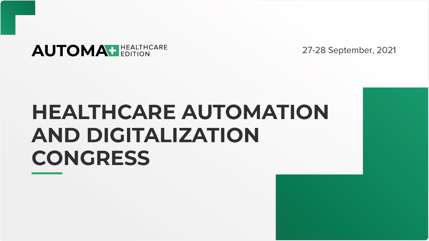 Healthcare Automation and Digitalization Congress to focus on telehealth, wearable devices, home-based care