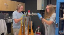 Slippery Rock physics majors developing space technology with NASA grant