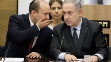 Prime Minister Benjamin Netanyahu, right, listening last year to Naftali Bennett, who was then serving as defense minister.  