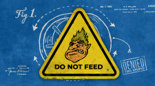 Patent Troll warning sign: Do Not Feed the Troll