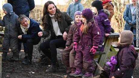 Kate was in Denmark on a two-day visit with her royal foundation.