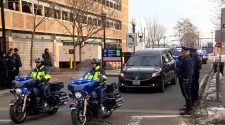 Dozens salute Mass. State Police trooper killed in Stoneham crash