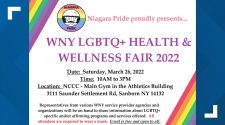 WNY LGBTQ+ Health and Wellness Fair to be held during LGBTQ+ Health Awareness Week