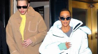 Kim Kardashian is ‘happy’ and ‘at peace’ with Pete Davidson