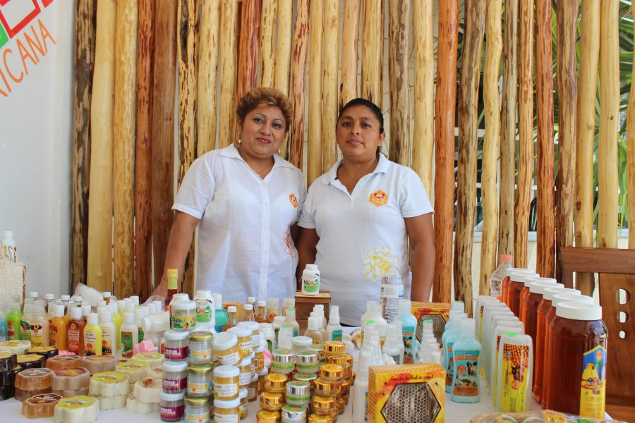 Members of the Sociedad Cooperativa Melitz'aak, a group of Mayan women entrepreneurs who were supported by a GEF grant to grow their business selling honey-based medicinal and beauty products. Global Environment Facility