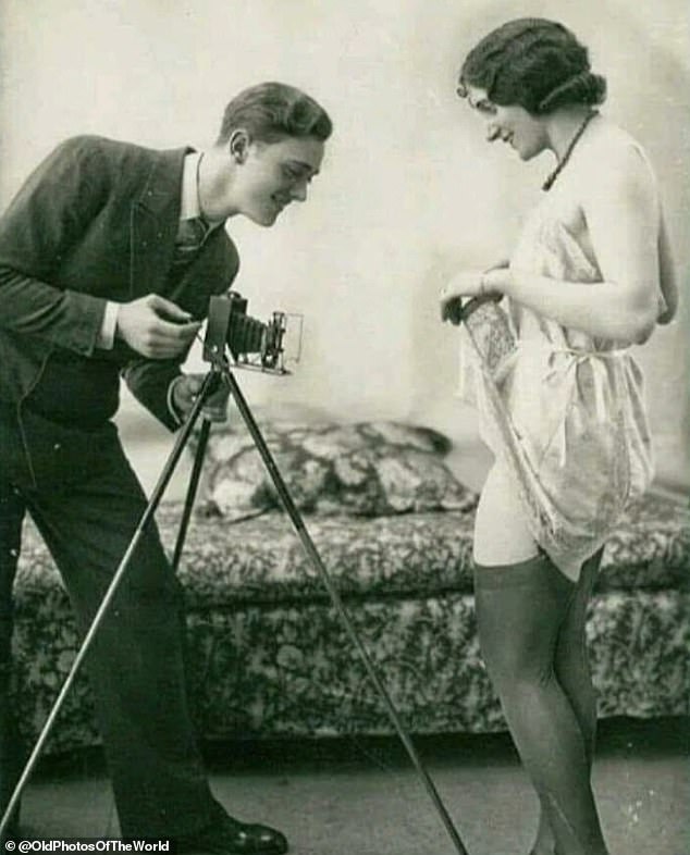 Jacques Biederer who was an erotic photographer was captured hard at work in Paris in 1928. At 21, he decided to pursue his passion and relocated to Paris, where he and his brother established ‘Studio Biederer' and they became the first photographers to specialise in pornography
